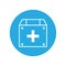 Medicine chest, line icon. Modern infographic logo and pictogram