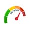 Medicine concept illustration. Abstract measuring scale of meter