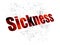 Medicine concept: Sickness on Digital background