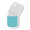 Medicine drug isolated icon