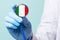 Medicine in Italy is free and paid. Expensive medical insurance. Treatment of disease at the highest level Doctor stethoscope