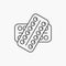 medicine, Pill, drugs, tablet, patient Line Icon. Vector isolated illustration