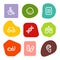 Medicine web icons set 2, colour spots series