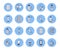 Medicines, dosage forms vector line icons. Pharmacy medicaments, tablet, capsule, pill, antibiotics, vitamins