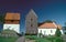 Medieaval round church in Ruts on Bornholm island