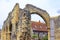 Medieval abbey ruins Canterbury Cathedral historical precincts UK
