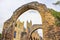 Medieval abbey ruins Canterbury Cathedral historical precincts UK