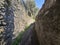 Medieval alley of Sant Ilario Genoa Italy