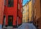 Medieval alleyways and cobbled streets the old town, Gamla Stan