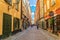 Medieval alleyways and cobbled streets the old town, Gamla Stan