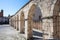 medieval aqueduct medieval city historic center italy