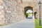 Medieval arched street in the old town