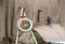 Medieval archery target board