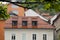 medieval architecture building on Ljubljanica river Ljubljana Slovenia Europe