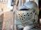 Medieval armor in the historic city of Toledo Spain