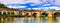 Medieval beautiful towns of Germany - Wurzburg. View with old br