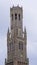 Medieval belfry tower of Bruges, Flanders, Belgium