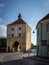 Medieval Brama Wysoka, The High Gate in historical old town in Gryfice, Poland.