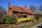 Medieval brick and timber cottage