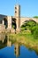 Medieval bridge in Besalu, Spain