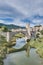 Medieval bridge in Besalu, Spain