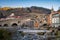 Medieval bridge in Camprodon town, Gerona, Spain