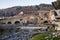 Medieval bridge in Camprodon town, Gerona, Spain