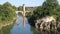 Medieval bridge in Orthez, France