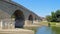 Medieval bridge over the Danube at Regensburg