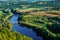 Medieval bridge over the dordogne river