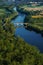 Medieval bridge over the Dordogne river