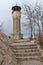 Medieval building of Clock tower in city of Plovdiv, Bulgaria