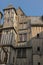 Medieval buildings in the old town. Tours. France