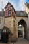 Medieval buildings in the old town. Tours. France