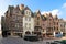 Medieval buildings at place Plumereau. Tours. France