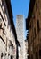 Medieval buildings and towers in San Gimignano. Unesco heritage. Italy
