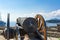 Medieval cannon in the old fortress of Corfu town at Greece