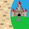 Medieval cartoon castle