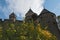 The medieval castle braunfels on a basalt summit, Braunfels, Hes