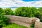 Medieval castle Helfstyn, Czech Republic. Ancient castle in gothic style. Castle walls and interiors, beautiful old tower. Summer