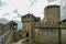 Medieval castle Montebello in Bellinzona in canton of Ticino