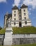 Medieval castle of Pau, Aquitaine, France. Birth place of the french king Henri 4. Statue of Gaston Febus