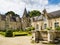 Medieval castle of Rochefort-en-Terre, picturesque village in the Morbihan Department, Brittany, France