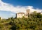 The medieval castle in Stigliano near Siena, Tuscany, Italy