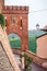Medieval castle and street  of Barolo, Piemonte, Langhe wine district