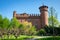 Medieval Castle at the Valentino park in Turin, Italy