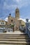 Medieval Cathedral in Spanish town of Sitges, outside of Barcelona, Spain