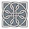 Medieval Celtic knot. Celtic, Irish knots ornament. Celtic symbol, endless knot shape vector icon, infinite spirit unity