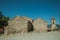 Medieval chapel made of stone and bell tower