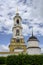 Medieval christian bell tower in Suzdal, Russia